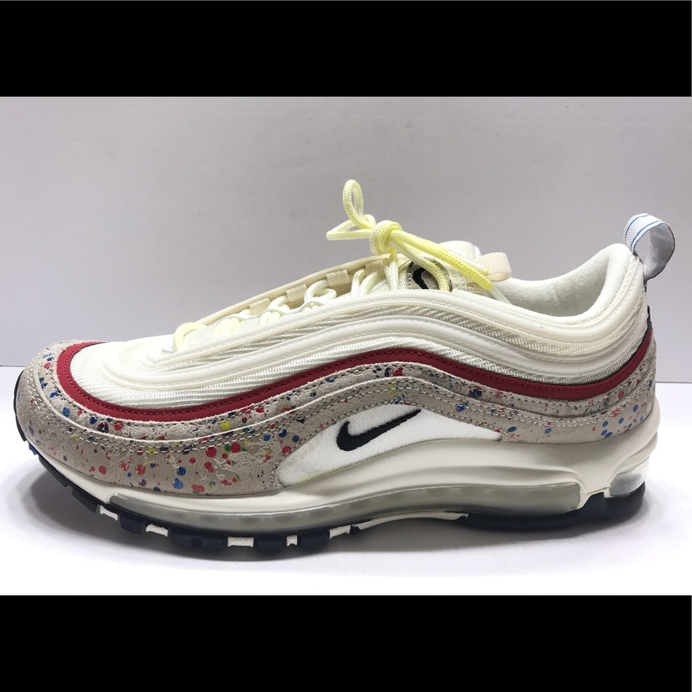 NEW Nike Air Max 97 Premium Splatter Mens Shoes - Picture 4 of 8